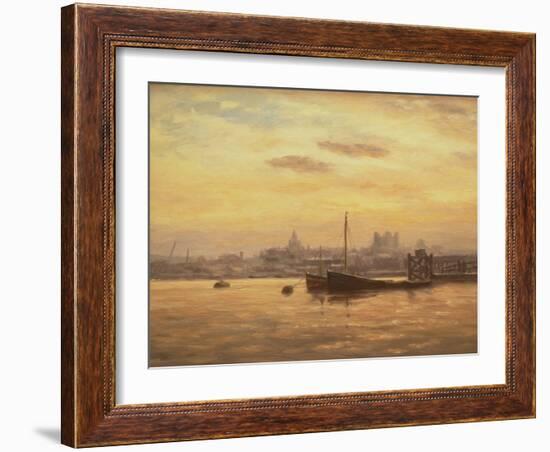 Sunset, Rochester-Vic Trevett-Framed Giclee Print