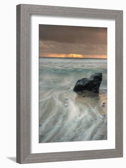 Sunset Rock Seascape-Vincent James-Framed Photographic Print