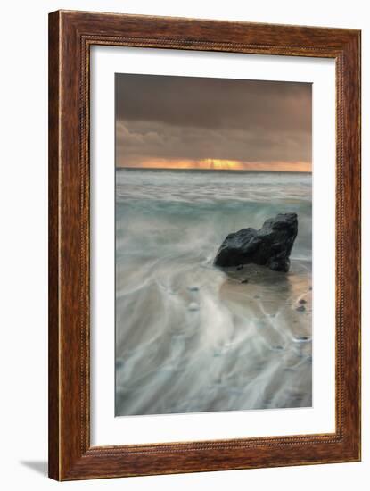 Sunset Rock Seascape-Vincent James-Framed Photographic Print