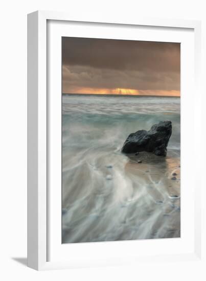 Sunset Rock Seascape-Vincent James-Framed Photographic Print