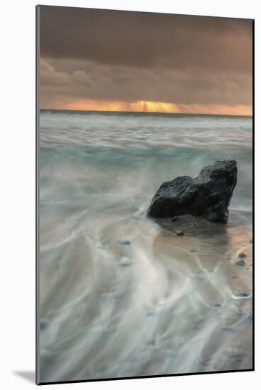 Sunset Rock Seascape-Vincent James-Mounted Photographic Print