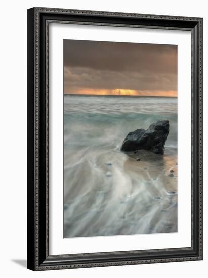 Sunset Rock Seascape-Vincent James-Framed Photographic Print