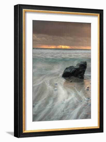 Sunset Rock Seascape-Vincent James-Framed Photographic Print