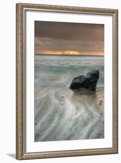Sunset Rock Seascape-Vincent James-Framed Photographic Print