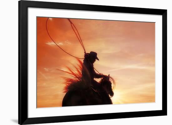 Sunset Roper-Amanda Smith-Framed Photographic Print