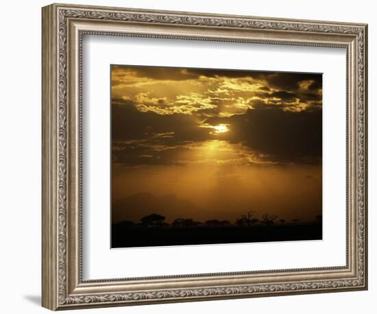 Sunset's Blanket-Art Wolfe-Framed Photographic Print