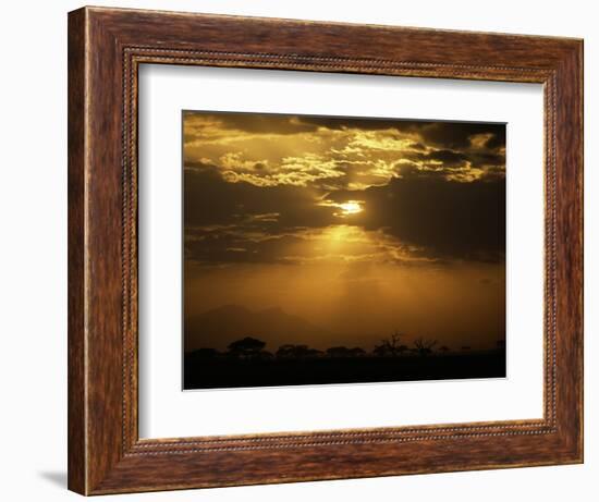 Sunset's Blanket-Art Wolfe-Framed Photographic Print