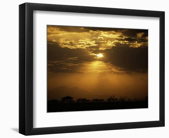 Sunset's Blanket-Art Wolfe-Framed Photographic Print