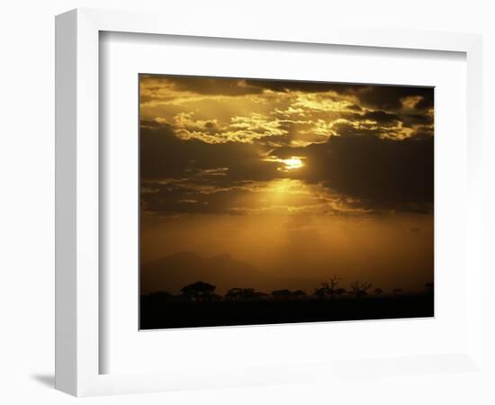 Sunset's Blanket-Art Wolfe-Framed Photographic Print