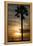 Sunset, Santa Monica Beach-Natalie Tepper-Framed Premier Image Canvas