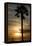 Sunset, Santa Monica Beach-Natalie Tepper-Framed Premier Image Canvas