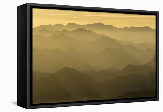 Sunset, Santa Monica Mountains, Santa Monica Mountains Nra, California-Rob Sheppard-Framed Premier Image Canvas