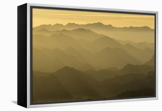 Sunset, Santa Monica Mountains, Santa Monica Mountains Nra, California-Rob Sheppard-Framed Premier Image Canvas