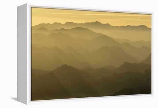 Sunset, Santa Monica Mountains, Santa Monica Mountains Nra, California-Rob Sheppard-Framed Premier Image Canvas