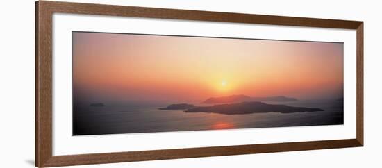 Sunset Santorini Island Greece-null-Framed Photographic Print