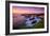 Sunset Seascape at Shark Fin Cove, California Coast, Santa Cruz, Davenport-Vincent James-Framed Photographic Print