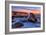 Sunset Seascape, Shark Fin Cove, Davenport, Santa Cruz, Pacific Ocean-Vincent James-Framed Photographic Print