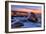 Sunset Seascape, Shark Fin Cove, Davenport, Santa Cruz, Pacific Ocean-Vincent James-Framed Photographic Print