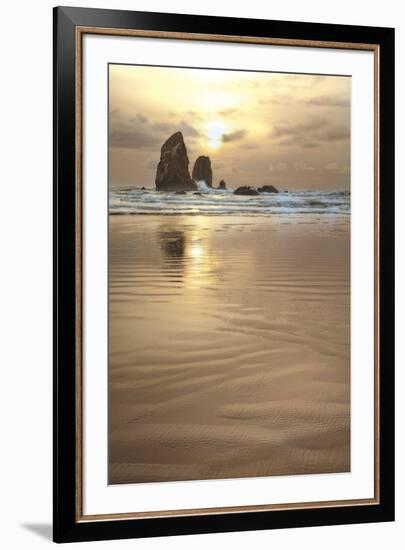 Sunset Silhouette-Janel Pahl-Framed Art Print