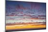 Sunset sky, ocean, Heceta Beach, Oregon Coast, Oregon, USA.-Michel Hersen-Mounted Photographic Print