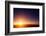 Sunset Sky Stratosphere Background, Pictured from Plane.-logoboom-Framed Photographic Print