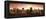 Sunset Skyline Chicago Il, USA-null-Framed Premier Image Canvas