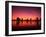 Sunset Skyline from Lake Eola, Orlando, Florida-Bill Bachmann-Framed Photographic Print