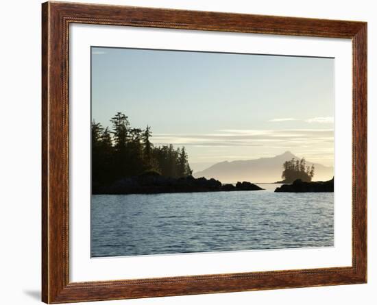 Sunset, Southeast Near Ketchikan, Alaska, Usa-Savanah Stewart-Framed Photographic Print