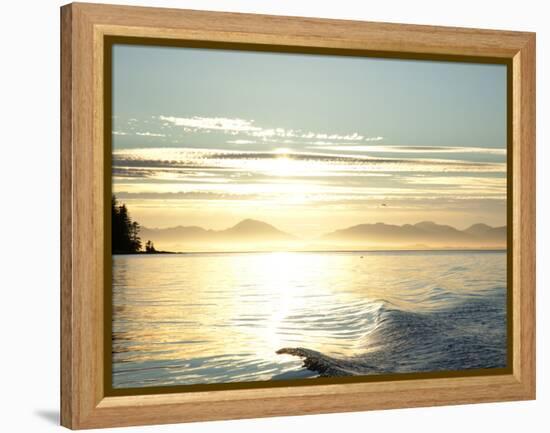 Sunset, Southeast Near Ketchikan, Alaska, Usa-Savanah Stewart-Framed Premier Image Canvas