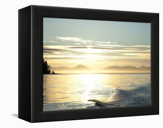 Sunset, Southeast Near Ketchikan, Alaska, Usa-Savanah Stewart-Framed Premier Image Canvas
