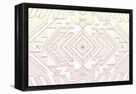 Sunset Southwest Pattern-null-Framed Stretched Canvas