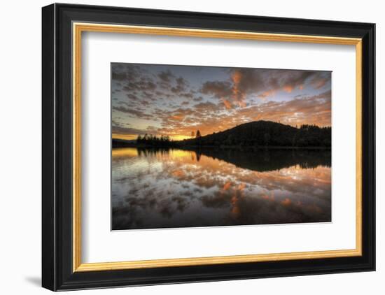 Sunset Splatter-Bob Larson-Framed Art Print