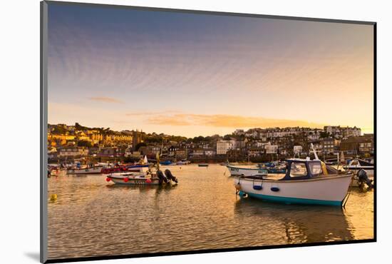 Sunset, St. Ives, Cornwall, England, United Kingdom, Europe-Kav Dadfar-Mounted Photographic Print