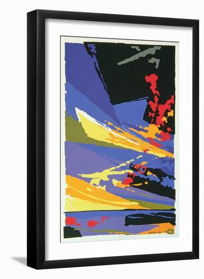 Sunset, St. Ouen, 1985-Derek Crow-Framed Giclee Print