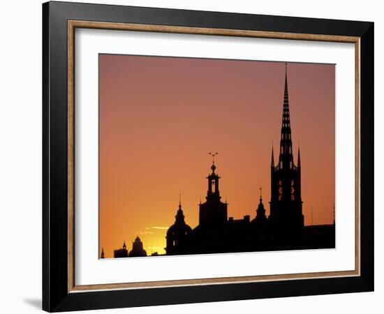 Sunset, Stockholm, Sweden-Russell Young-Framed Photographic Print