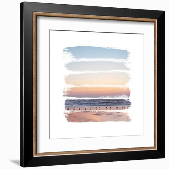 Sunset Stripes I-Laura Marshall-Framed Art Print