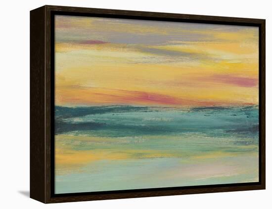 Sunset Study III-Jennifer Goldberger-Framed Stretched Canvas