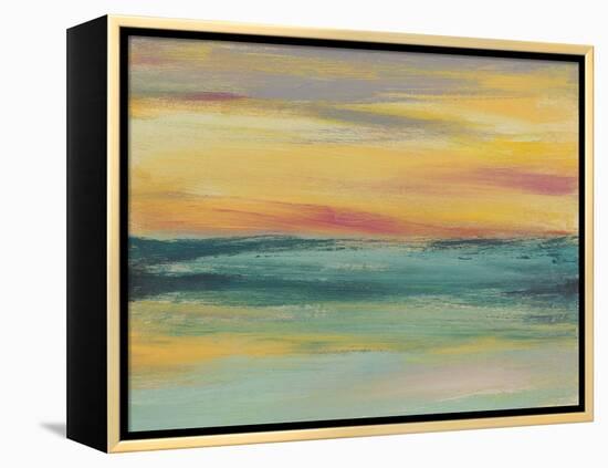 Sunset Study III-Jennifer Goldberger-Framed Stretched Canvas