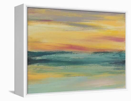 Sunset Study III-Jennifer Goldberger-Framed Stretched Canvas