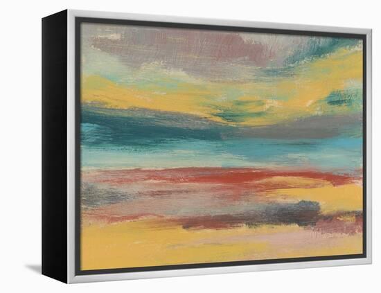 Sunset Study IX-Jennifer Goldberger-Framed Stretched Canvas