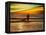 Sunset Surfer-Josh Adamski-Framed Premier Image Canvas