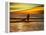 Sunset Surfer-Josh Adamski-Framed Premier Image Canvas