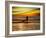 Sunset Surfer-Josh Adamski-Framed Photographic Print