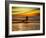 Sunset Surfer-Josh Adamski-Framed Photographic Print