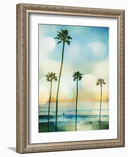 Sunset Surfer-Devon Davis-Framed Art Print