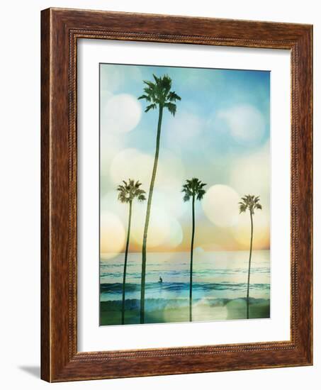 Sunset Surfer-Devon Davis-Framed Art Print