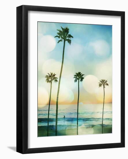 Sunset Surfer-Devon Davis-Framed Art Print