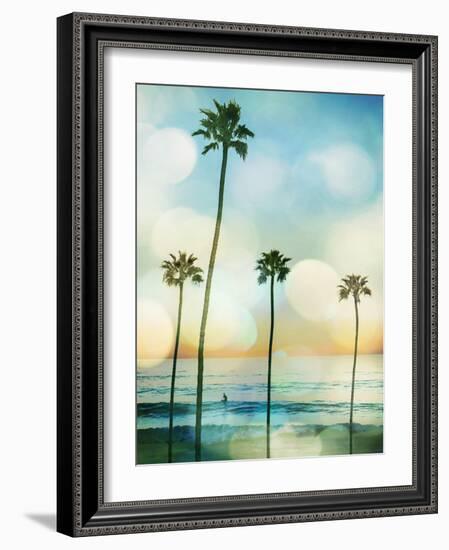 Sunset Surfer-Devon Davis-Framed Art Print