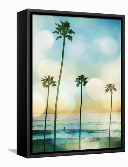 Sunset Surfer-Devon Davis-Framed Stretched Canvas