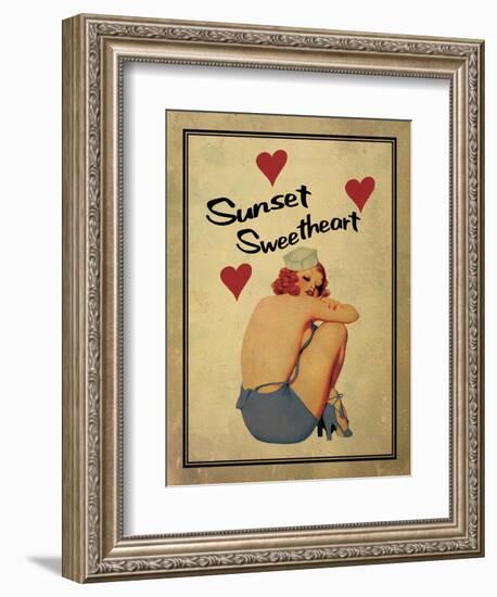 Sunset Sweetheart-Jason Giacopelli-Framed Premium Giclee Print